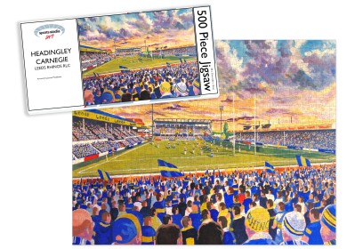 Headingley Carnagie Stadium Fine Art Jigsaw Puzzle - Leeds Rhino's Rugby League